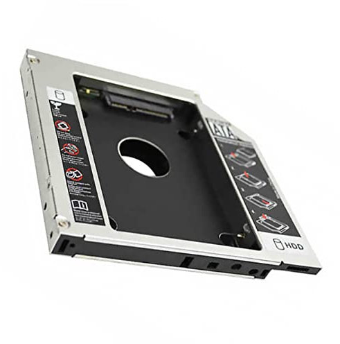 SHINEOFI Hard Drive Bay Ssd Adapter Tray Mounting Bracket for Laptop Optical Drive Bay Replacement