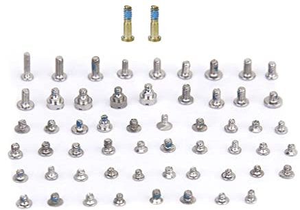 Komplettes Schrauben-Set mit 2 goldenen Sternschrauben an der Unterseite, Ersatz für iPhone 5S, Handy-Reparaturen