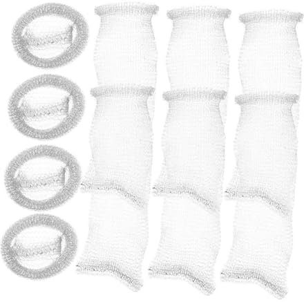 Didiseaon 50pcs Lint Traps for Washing Machine Hose Mesh Filter Lint Catcher Laundry Filters for Washer