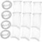 Didiseaon 50pcs Stainless Steel Washing Machine Lint Traps Durable Lint Catcher for Dryer Washer Easy Installation Maintenance Promotes Water Purification Cleaner Living