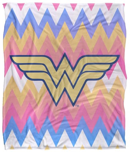 Wonder Woman Multi-Color Silky Touch Super Soft Throw Blanket 152 X 127 Cm