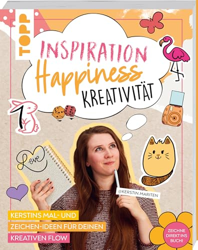 Inspiration💭 Happiness🎈 Kreativität🌟: Kerstins Mal- und Zeichen-Ideen für deinen kreativen Flow