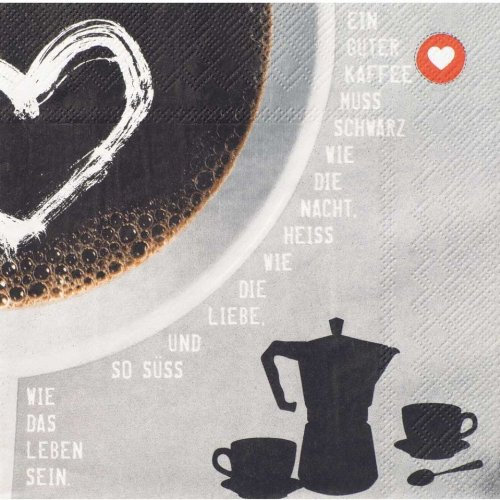 P.e.T. Breakfast Serviette Herz