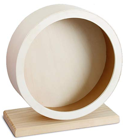Dehner Kleintierzubehör Laufrad Motion, Ø 20 cm, Holz, natur