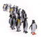 THE TWIDDLERS 48 Pinguin Spielfiguren in 8 Verschiedenen Designs - Zoo-Party Mitgebsel, DIY Schneekugel, Tortendeko, Weihnachtsdorf, Kindergarten, Schulprojekt
