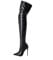Stivali Alti Donna Stivali da Donna sopra Il Ginocchio Serpent Sexy Fashion Nightclub Scarpe con Tacco Alto (39,Nero)
