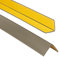ProfiPVC Cornière PVC 30x30mm 165cm - Baguette d’angle de protection, profilé d'angle caoutchouc autoadhésif - Protection d'angles et rebords, flexible, facile à installer, Laiton