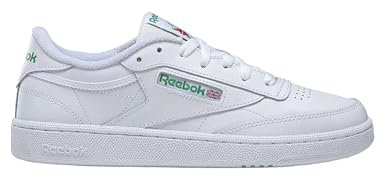 Reebok Damen Sneaker, Leder Gummi, Ftwr White Ftwr White Gold Met, 42.5 EU