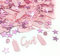 Baby Shower Confetti - Its A Girl, Glitter Confetti Sprinkles for Birthday Party Table Scatters Decoration Table Scatter Confettis Baby Gender Reveal Jungle Birthday Decorations A3BSZX