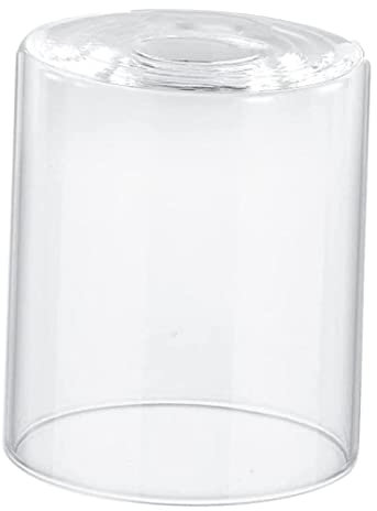 Baoblaze Lampenschirm Glas Ersatz Zylinder, Glas Lampenschirm Ersatzglas, Kugel Glaszylinder Glas Ersatzlampenschirme, Glass Lamp Shade Hanging Light Cover Decor, 10 cm x 15 cm