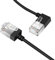 Dutevolns Slim Cat 6 Ethernet Kabel 90° links gewinkelt 0.5 M, ultradünnes Rj45 LAN Kabel Gigabit Anwendbar für Mac, PC, Router, Ps4/5, (Schwarz)