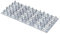 GENUEN® 10pc x Galvanised Tooth Plate Connector Timber Mending Plate – Spiked Joining Splits – Wood Joining Nail Plate - 50(W) x 129(L) mm