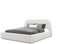 GREKPOL Polsterbett Cloud Doppelbett mit Lattentrost und Bettkasten - Kopfteil - Doppelbett 180x200cm - Polsterbett mit Stauraum - Stauraumbett - Modern - Schlaffzimmer (Beige, 180x200cm)