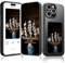 Reaqnik Ink Screen Handyhülle (HD-Upgrade), 3,94 Zoll Personalisierte Hülle für iPhone 15, Benutzerdefinierte Bilder auf dem E-Ink Handyhülle Anzeigen, AI Phone Case, NFC Hülle, TPU, Schwarz
