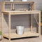 Home Garden Pflanztisch mit Ablagen 108x50x109,5 cm Massivholz Kiefer