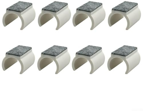 Besttoolifes 8er Set Stuhlgleiter Freischwinger mit Filzset Möbelgleiter Ø 22-25 mm für Schwingstühle für Parkett, Laminat, Fliesen, Kratzschutz und Geräuschreduzierung (25mm)