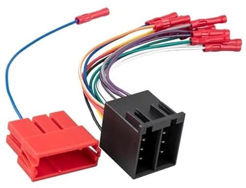 ZAPYVET Auto-ISO-Radio-Kabelbaum mit Stecker, for Select 2008-2010, for Hyundai, for Elantra, Santa Fe, for Kia, 2010-2013, forte 2009-2010 Sportage, Einbau eines Stereo-CD-Player-Receivers Autoradio-