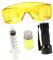 EXAOMBLE 1 Ensemble Kit de Détection de Fuites pour Climatisation Automobile Outil Professionnel avec Torche Uv et Colorant Fluorescent pour Réparation de Systèmes de Climatisation