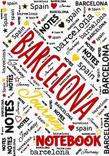 Barcelona Notebook: Spain Journey Notes Travel Journal | Reisetagebuch Notizbuch unliniert