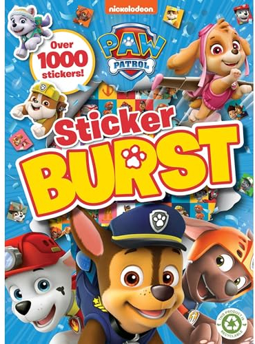 Alligator - Paw Patrol Sticker Burst, Stickerbuch, Stickerbücher, Paw Patrol Sticker, Paw Patrol Stickerbuch, Sticker Activity Book, Wiederverwendbares Stickerbuch