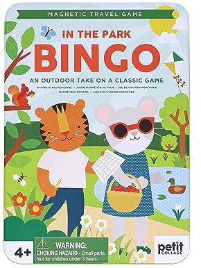 Petit Collage In The Park Bingo Magnetic Travel Game