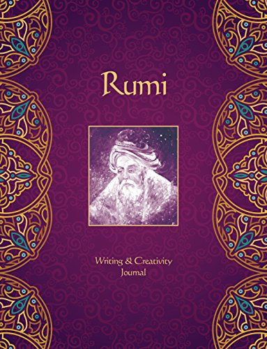 Rumi Journal - blank journal with 44 colour illustrations