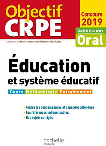 Objectif CRPE Éducation et système éducatif 2019