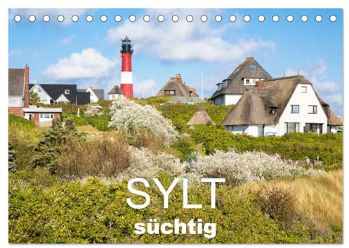 Sylt süchtig (Tischkalender 2026 DIN A5 quer), CALVENDO Monatskalender: Fantastische Meerblicke von der Sehnsuchtsinsel (CALVENDO Orte)