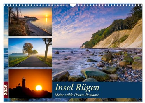 Insel Rügen - Meine wilde Ostsee-Romanze (Wandkalender 2026 DIN A3 quer), CALVENDO Monatskalender: Traumhafte Landschaften der größten Insel in Deutschland (CALVENDO Natur)