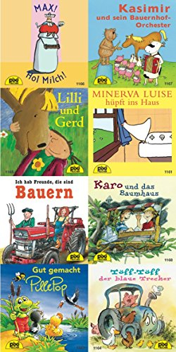 Pixi-Bücher: Pixi-Serie Nr. 136: Mit Pixi auf dem Bauernhof: Gut gemacht, Pille PoP; Ich hab' Freunde, die sind Bauern; Karo und das Bauernhaus; ... hüpft ins Haus; Töff Töff der blaue Trecker