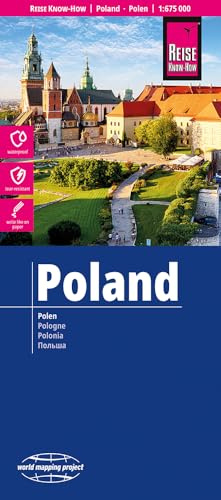 Reise Know-How Landkarte Polen | Poland (1:675.000): world mapping project