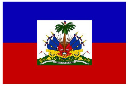 Haiti National Flagge 5 ft x 3 ft