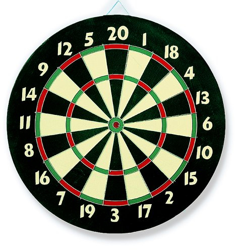 sunflex Papier Dartscheibe Steel Darts Deluxe Turniermaße