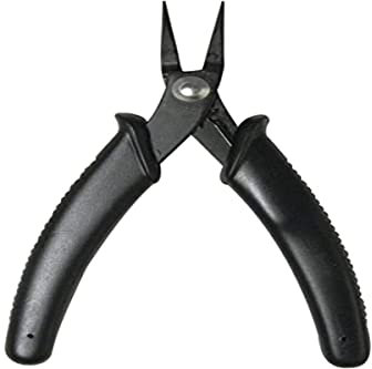 Rayher Kettelzange für Schmuck, 14 cm, Kunststoff-Schutzgriffe, Zange für Drahtarbeiten, Schmuckherstellung, Rundzange, Schmuckzange, 8954200