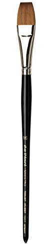 da Vinci Watercolor Series 1301 Maestro Paint Brush, Flat Kolinsky Red Sable, Size 16 (1301-16)