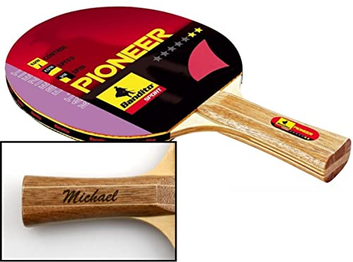 Ludomax Tischtennisschläger Pioneer - Garlando 2-Star, Geschenk Idee mit individueller Gravur
