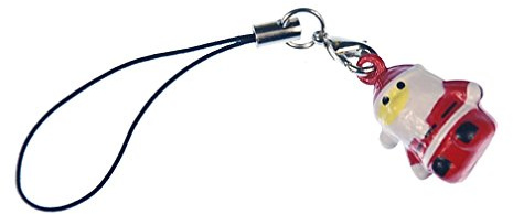 Miniblings Weihnachtsmann Handyanhänger Handyschmuck Santa Weihnachten | Kleiner Anhänger zum Kombinieren, aus Berlin, mit Glöckchen