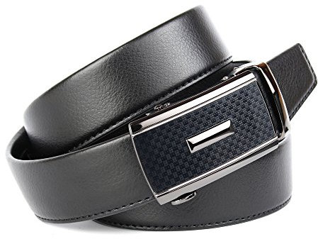 Anthoni Crown Herren 3AT10 Gürtel, Schwarz (Schwarz 010), 90