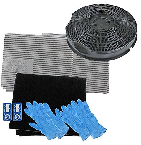 SPARES2GO Type 30 Charcoal Carbon Vent Filter Extractor Kit for Electrolux EFI635 EFI640 Cooker Hood (235 mm x 46 mm)