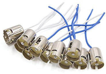 sourcing map 12pcs BA15s Ampoule feu douille faisceau câblage DC 12V-36V pour voiture