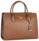 David Jones - Damen Große Handtasche Henkeltasche - Tote Shopper PU Leder - Schultertasche Viele Fächer Multi Pocket - Zip Umhängetasche - Frau Elegante City Tasche - Mode Arbeit Büro - Kamel Braun