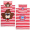 FC Bayern München Baby-Kleinkind-Bettwäsche Berni 100 x 135 + 40 x 60 cm 100% Baumwolle in Renforcé-Linon-Qualität Fußball Rekord-Meister Mia san Mia Fußball Allianz Arena mit Reißverschluss