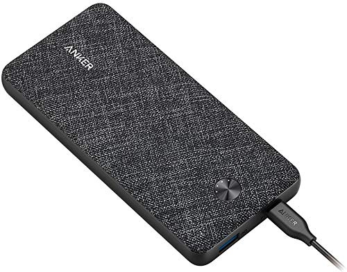 Anker Innovations A1231 Powercore 10000 Slim - Batterie de Secours - Ultra fin, Ultra compacte - 10000 mAh - Technologie PowerIQ - Pour iPhone, Samsung Galaxy - Noir