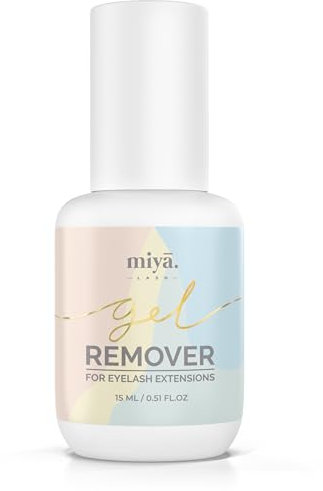 MIYA LASH Eyelash Extension Remover Gel | Fast Acting Lash Remover for Lash Extensions | Professional Formula for Dissolving Individual Eyelash Extensions Glue/Adhesive | 15ML