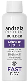 Andreia Professional Nail Builder Acrylic Monomer Liquid - Fast Dry 100 ml - For Professionals - Quick Dry - Salon Quality Strong Adhesion Extensions