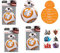 Unique Star Wars Classic BB8 Geburtstagsparty-Zubehör-Set enthält 24 Party-Einladungen und Umschläge