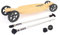 Offroad-Longboard Onda Longa von Onda Motion - 107 cm x 27 cm - Allterrain - Longboarding - Landpaddling (Longboard mit Aluminium-Landpaddling-Stick)
