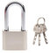Cadenas long, acier inoxydable, Cadenas anti-échafaudage avec clés (70 mm Arco 64 x 37 mm Poids 480 g)