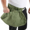 SOONHUA Futterbeutel, Pilzbeutel, Taillenmontage, Oxford-Stoff, faltbar, waschbar, wiederverwendbar, Obstaufbewahrungstasche für Blumen, Pilze, Futtersuche, grün, One Size, Taille