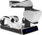 LiLiTok Supporto verticale compatibile con PSVR2 Dual Controller Stazione di ricarica a LED, per PS5 VR2, supporto e maniglia di ricarica VR Gaming Heaset accessori